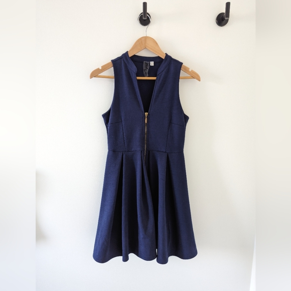 Black Swan Sleeveless Skater Dress